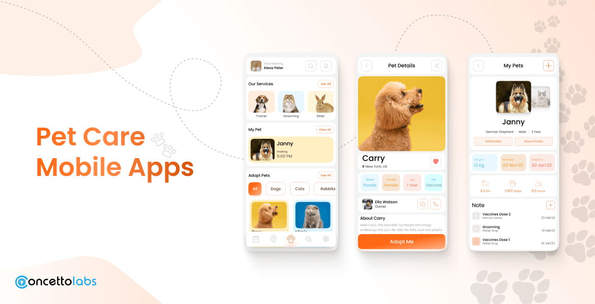 Pet Care Mobile Apps