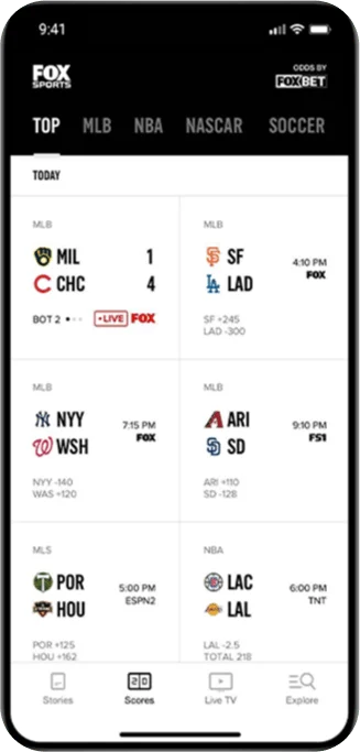 FOX Sports: Watch Live on the App Store