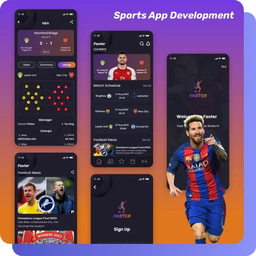 How we jumped into the Sports application development?