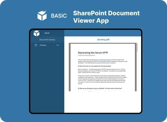 SharePoint Document Viewer PowerApps