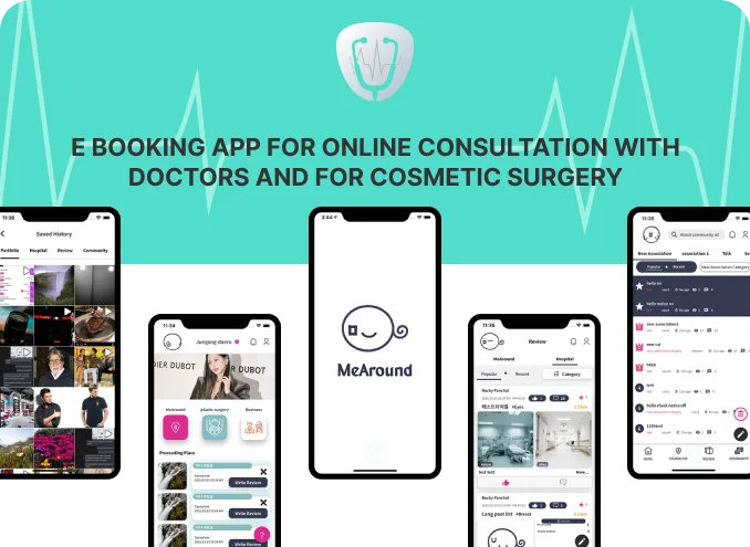 e Booking App for Online Consultation with Doctors and for Cosmetic Surgery