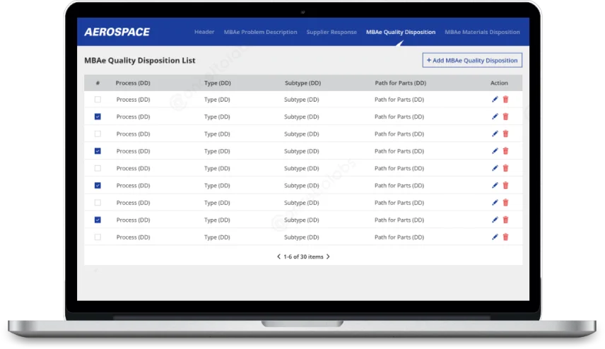 Aeronautical Parts Quality Inspection Tool