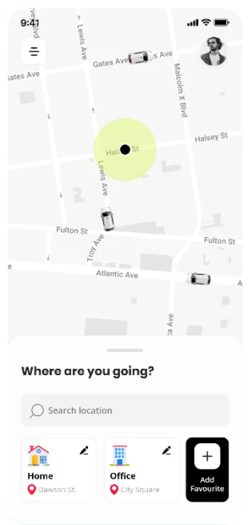 On Demand Cab Service App