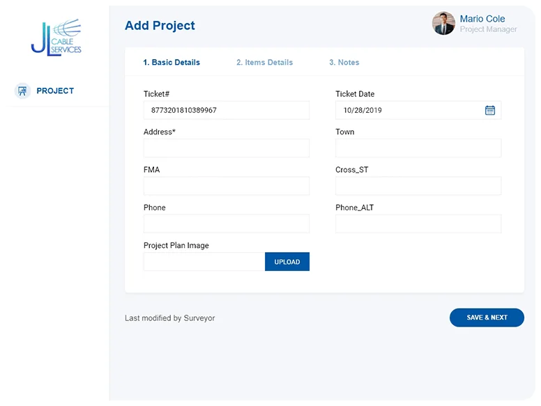 Cable Surveying and Intallation PowerApps