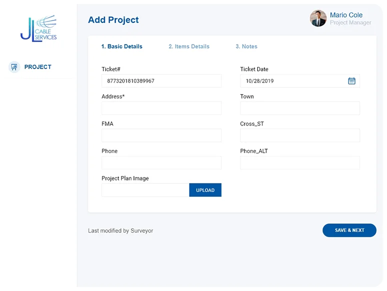 Cable Surveying and Intallation PowerApps