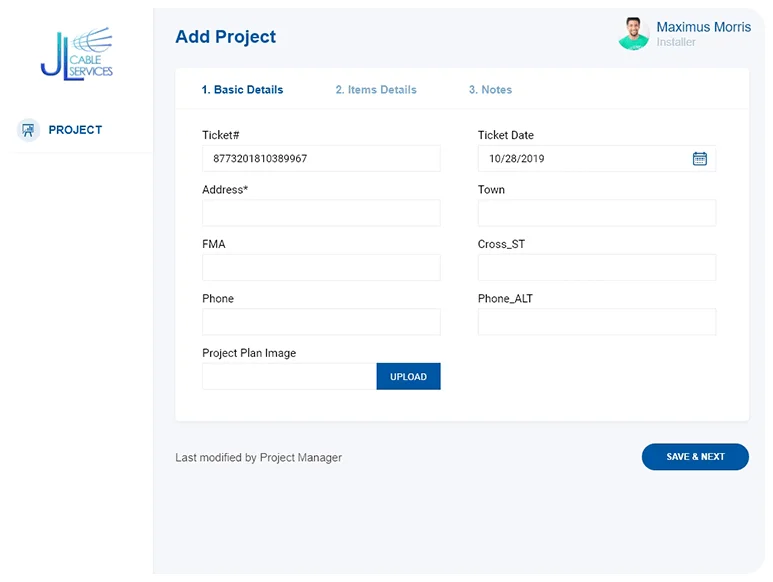 Cable Surveying and Intallation PowerApps