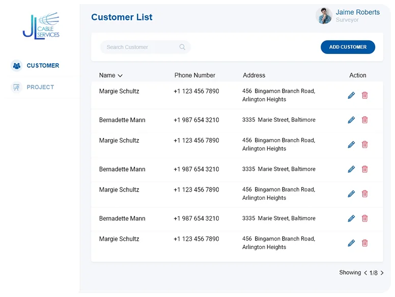 Cable Surveying and Intallation PowerApps