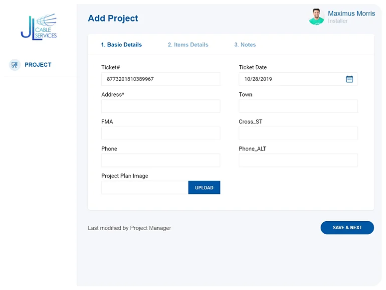 Cable Surveying and Intallation PowerApps