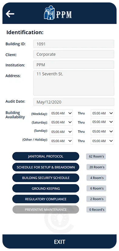 Facility Maintainance Audit