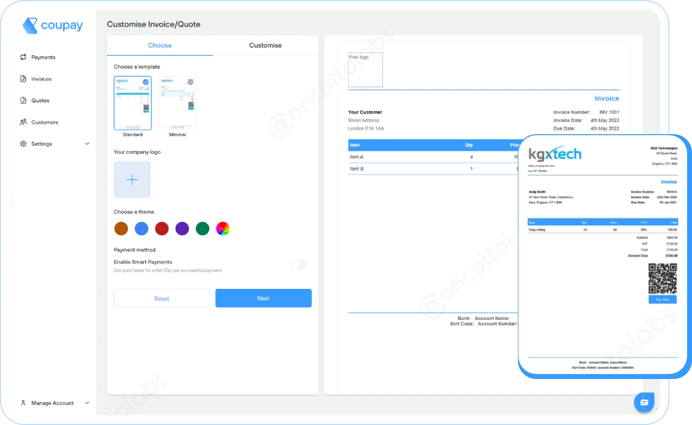 Generate Free Invoices