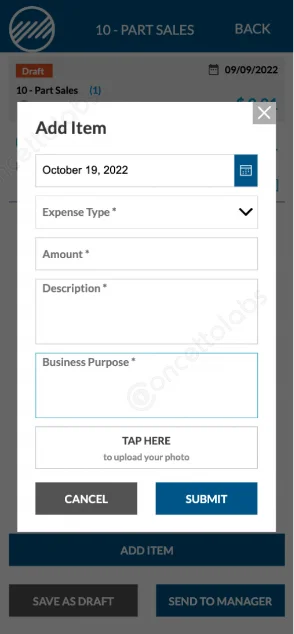 Expense Report PowerApps