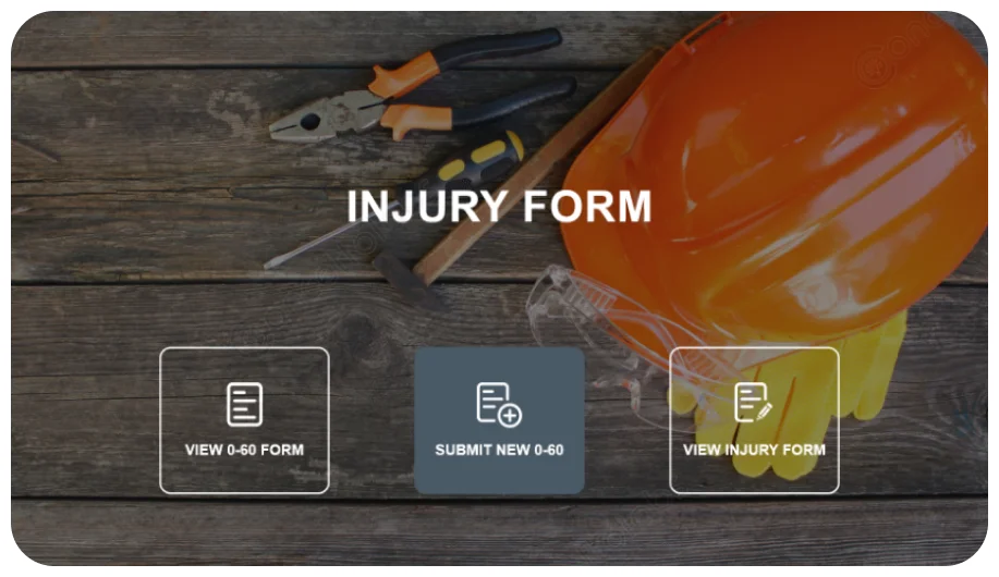 Injury Form approval process