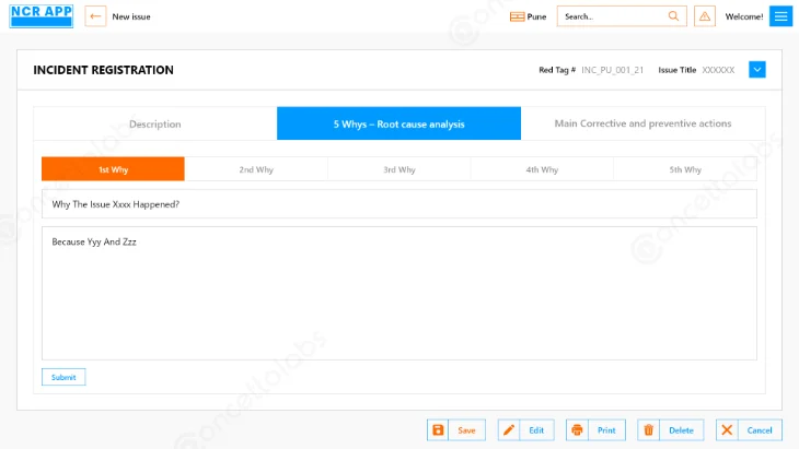 Incident Management PowerApps