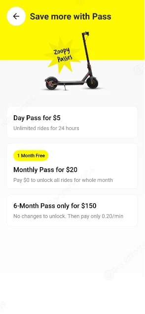 Scooter Rider App