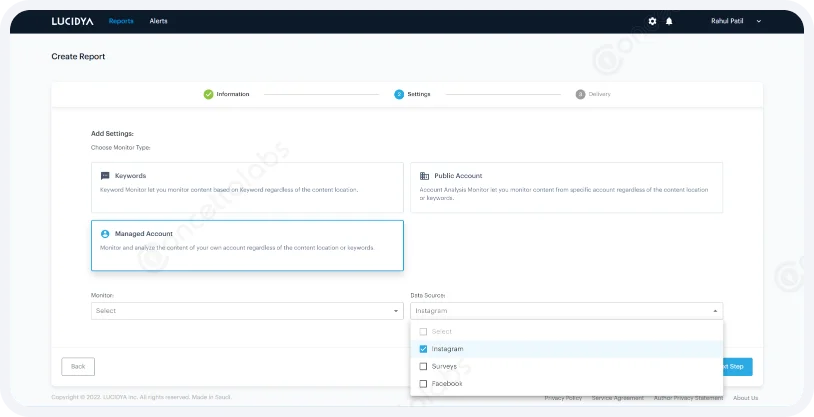 Social Media Analytics Tool powered by AI & big data