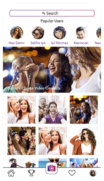 Social Media App for Viral Videos