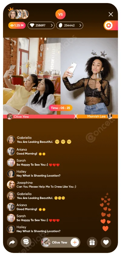 A Live Streaming App