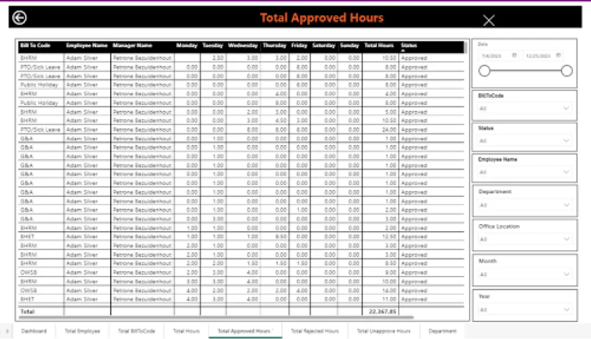 TimeSheet Managment